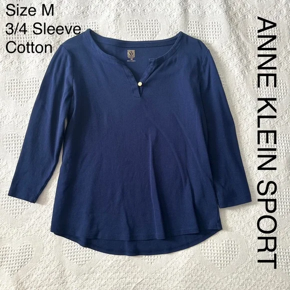 Anne Klein Sport Tops Anne Klein Sport Tee Top 34 Sleeve